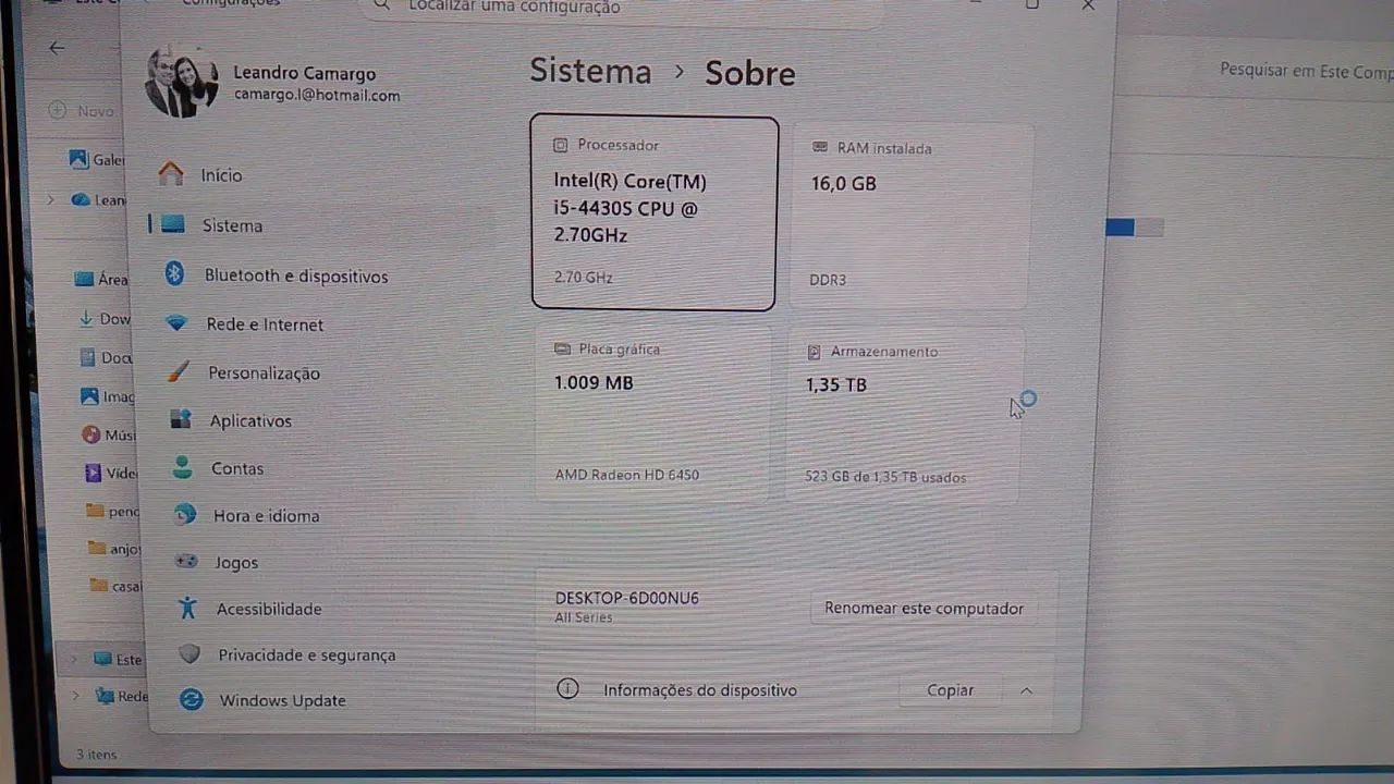 Computador com tv 32 polegadas  - Foto 5