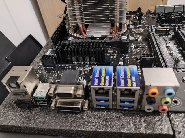  Kit placa mãe e processador intel - Foto 2