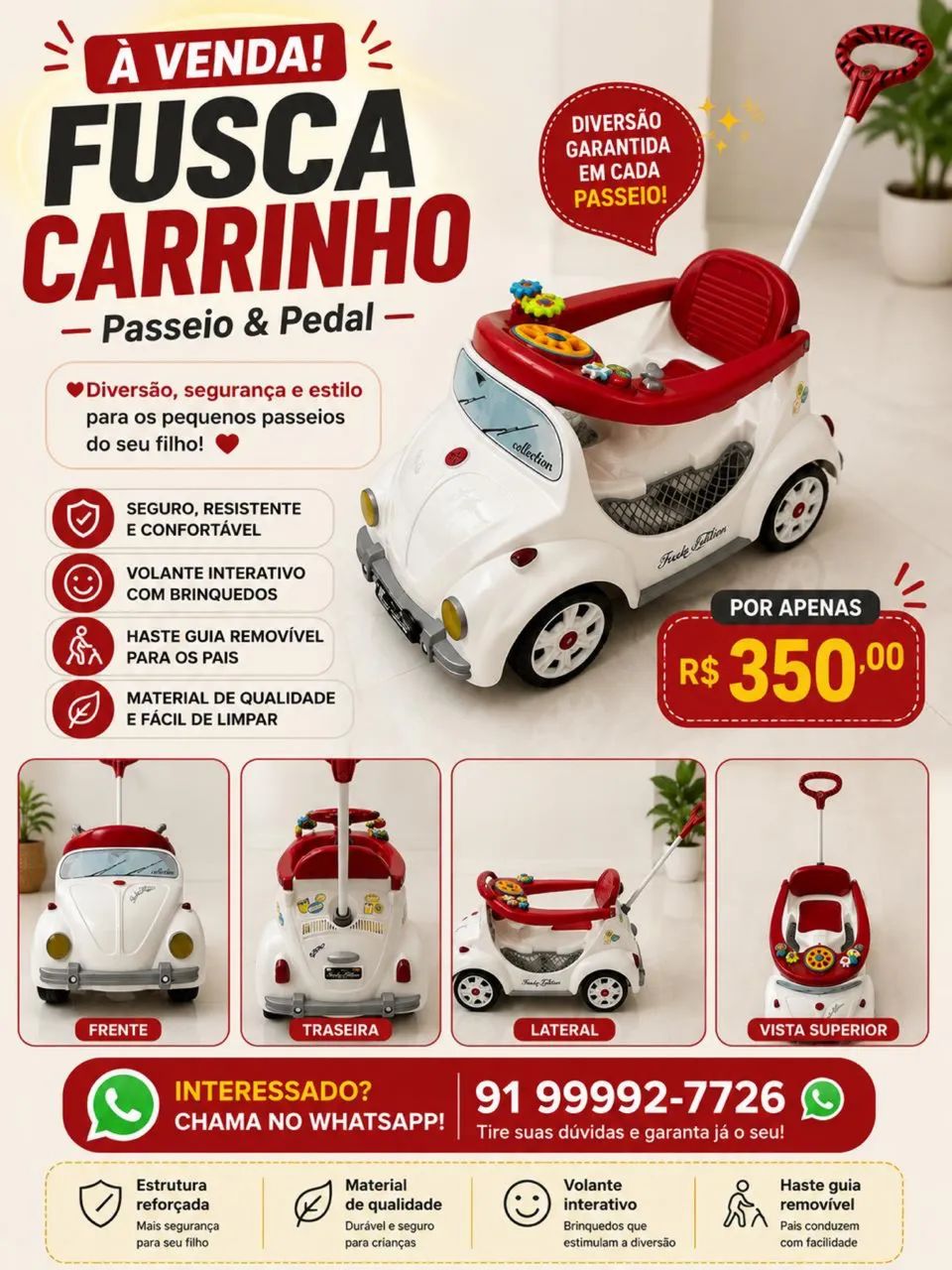 CARRINHO DE PASSEIO - Foto 4