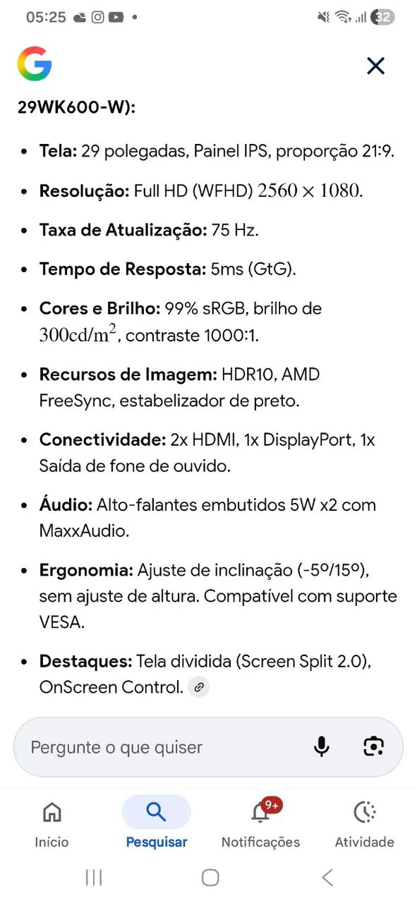 Monitor LG 29wk600  - Foto 4