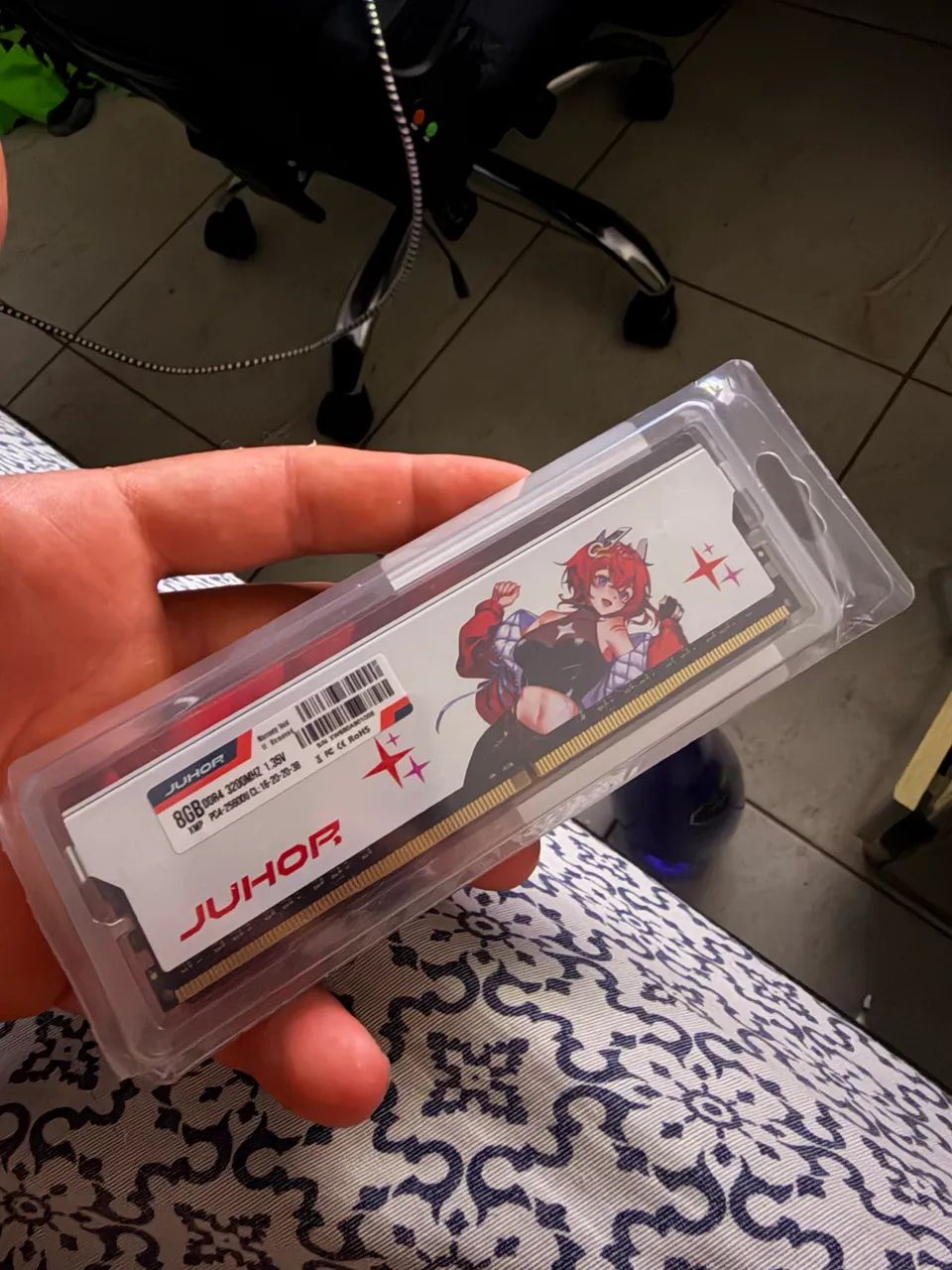 Memória ram DDR4 3200mhz Juhor nova lacrada