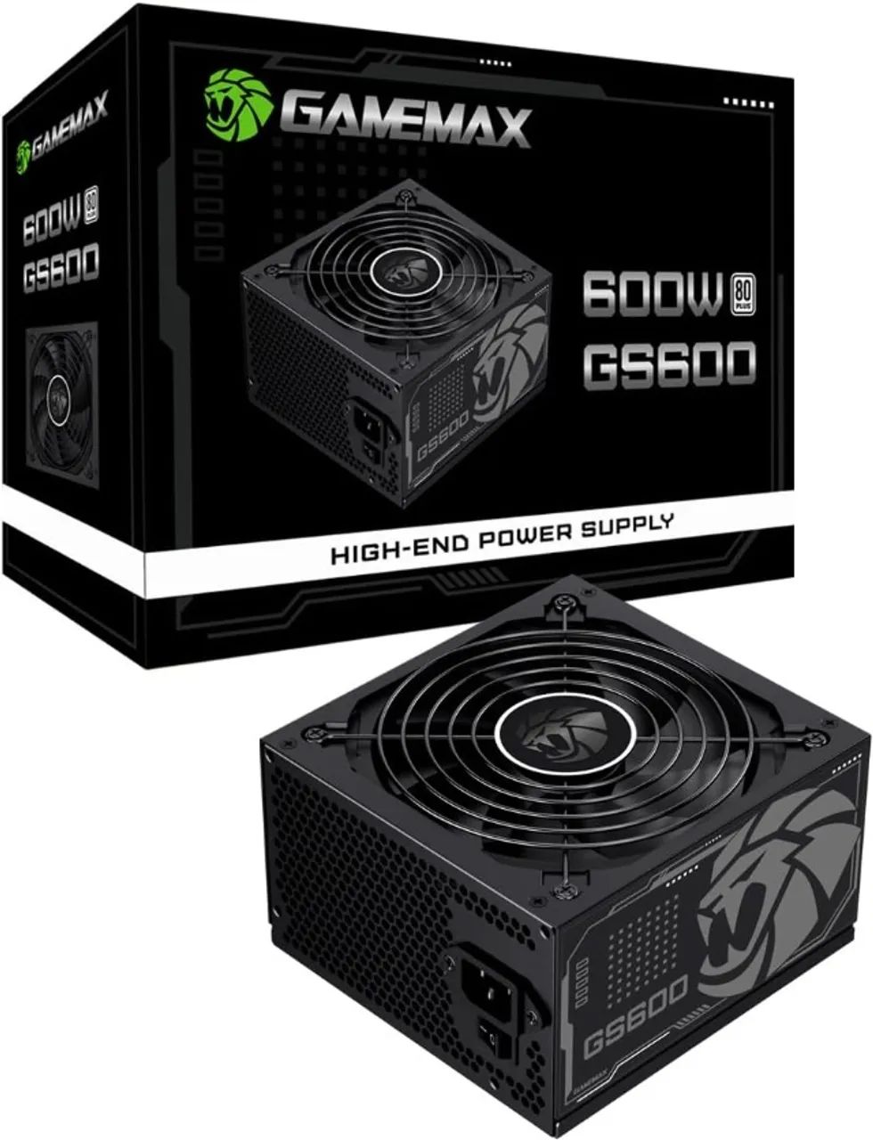 Fonte Gamemax 600w 80Plus GS600 Lacrada