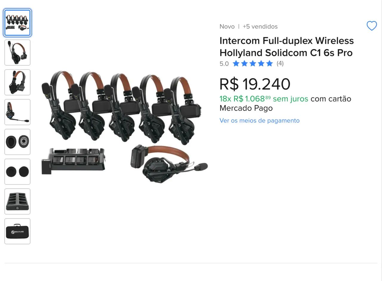 Intercom Full-duplex Wireless Hollyland Solidcom C1 6s Pro - Foto 5