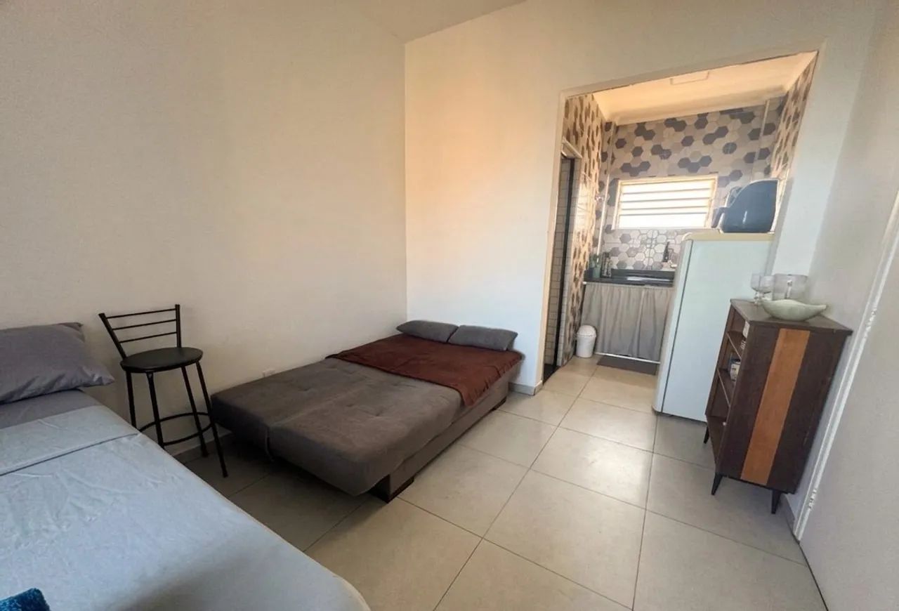 Kitnet no coração de São Vicente, Praia do Gonzaga [TEMPORADA] - Foto 4