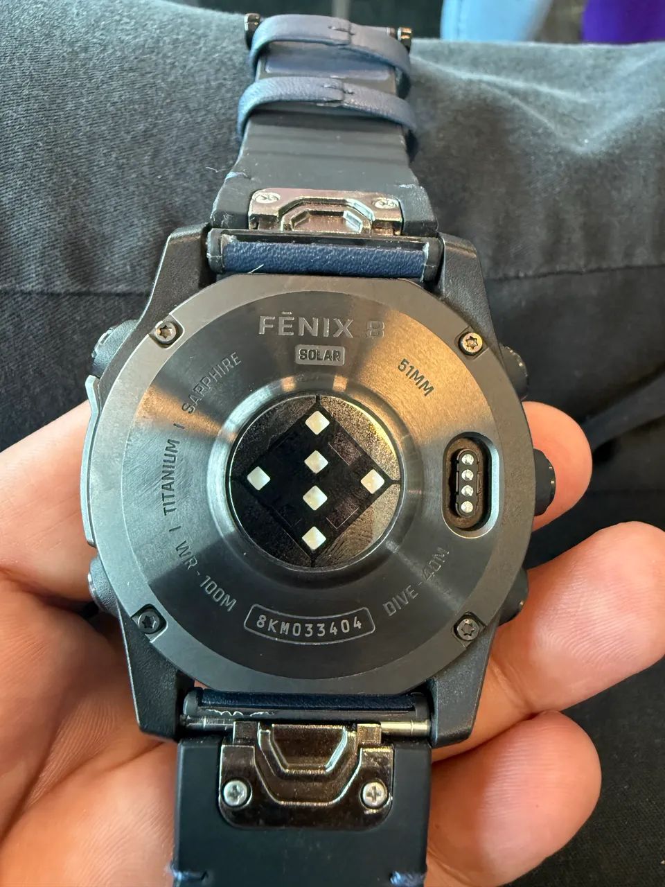 Relógio Garmin Fenix 8 solar 51mm 