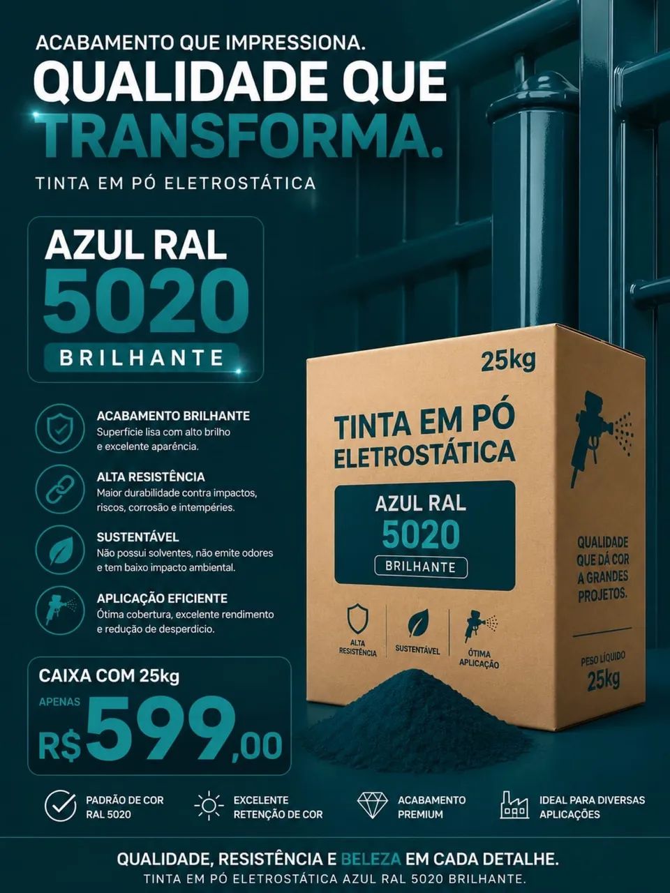 Tinta eletrostática a pó  - Foto 3