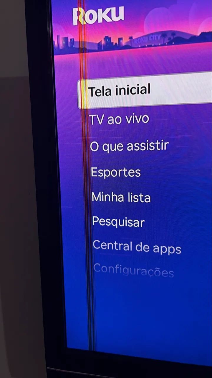 TV AOC 42? LED - Modelo LE42H057D + Roku Express - Foto 4