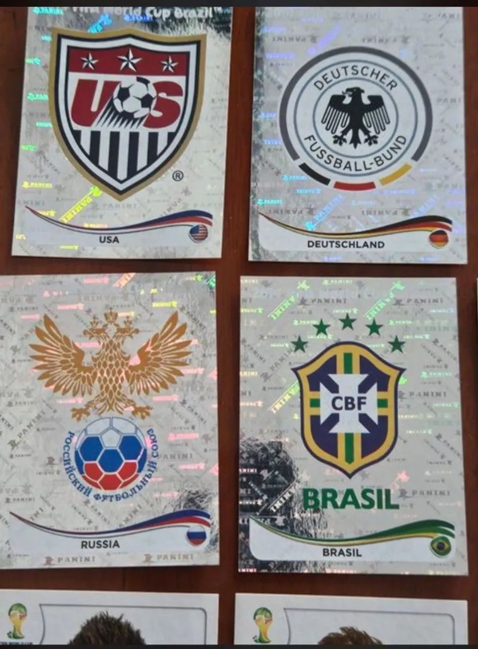 Figurinhas Copa 2014 Panini lote - Foto 2