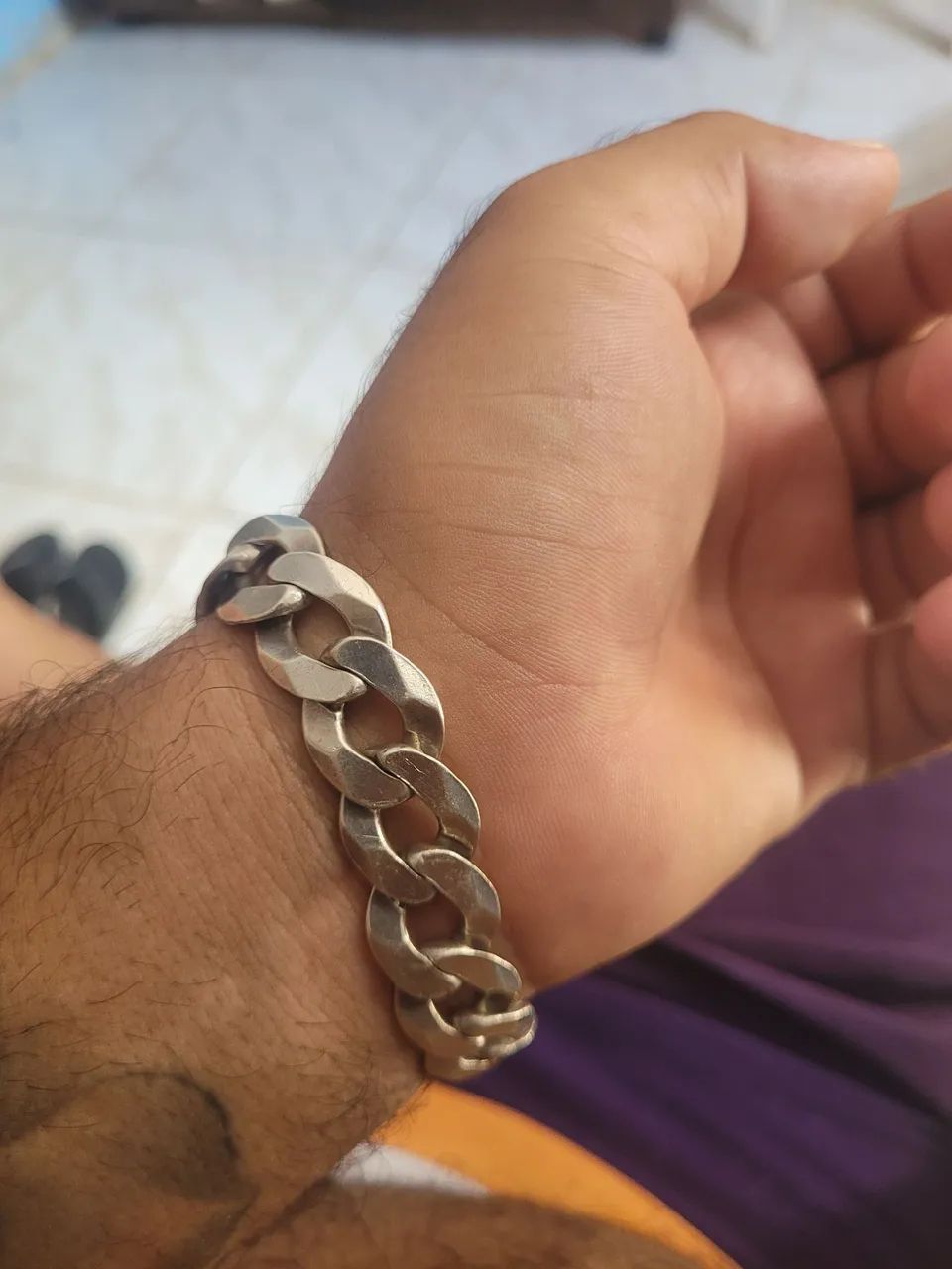 Pulseira de prata  - Foto 2
