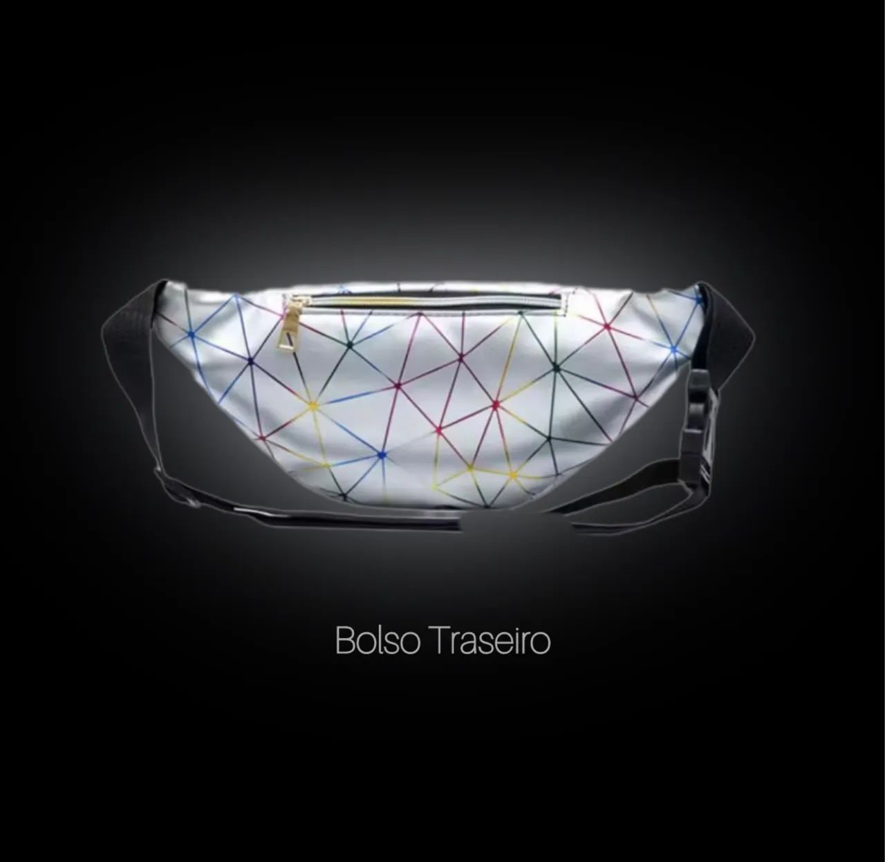 Pochete Feminina com 3 Bolsos - Ideal para carnaval - Foto 4