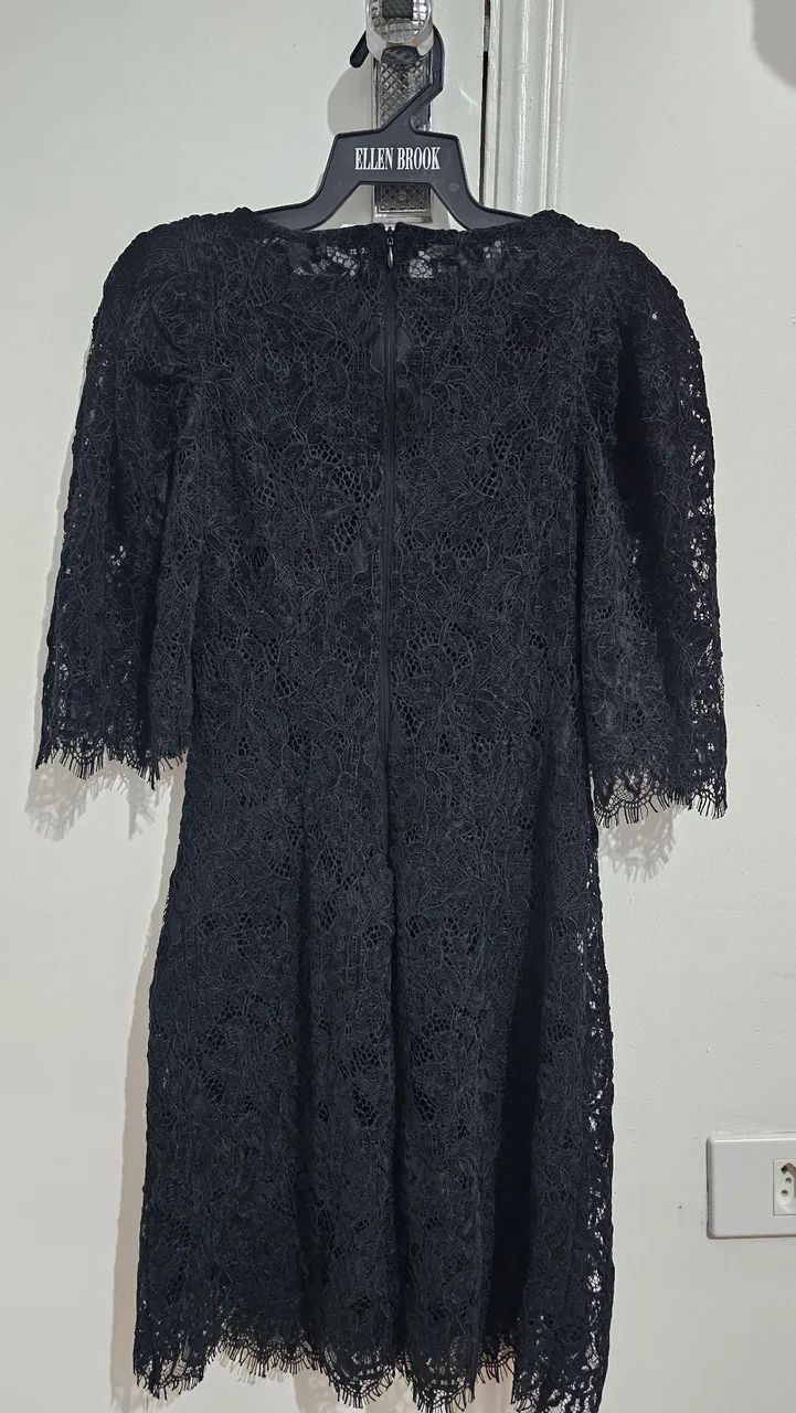 Vestido preto de renda animale - Foto 2