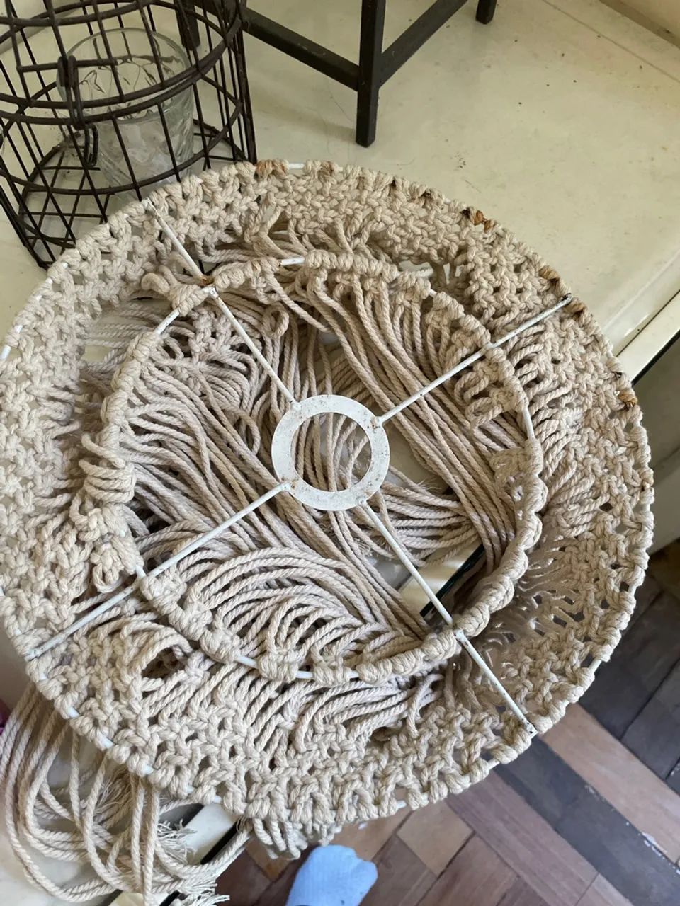 Luminária de macrame - Foto 3