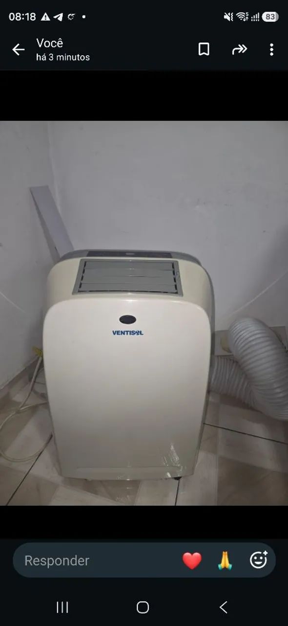 Ar condicionado ventisol 9000 btus
