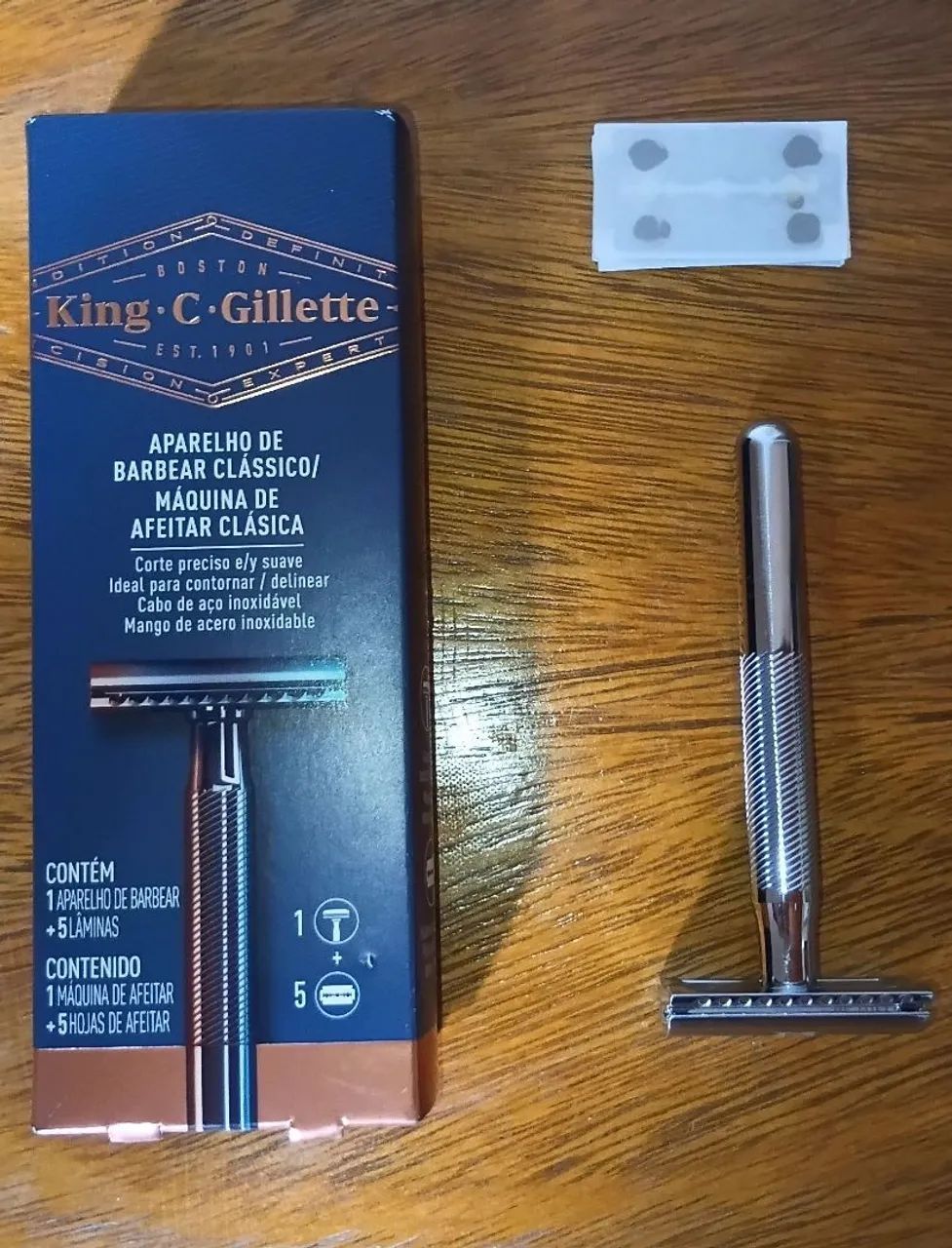 Aparelho de barbear clássico King C. Gillette - Foto 3