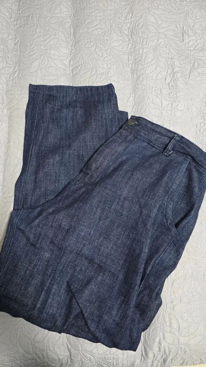 Calça Baggy Raw Denim
