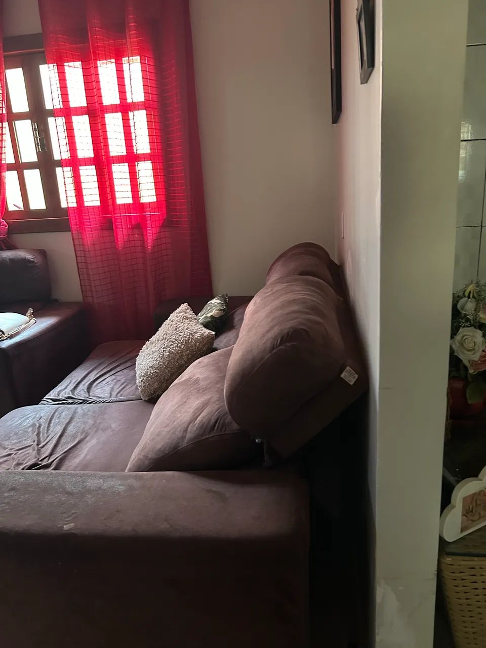 Sofá marrom retrátil  - Foto 2