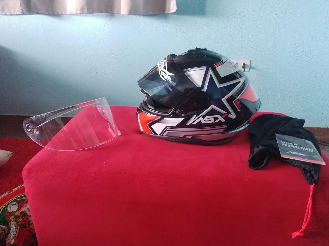 Capacete ASX tamanho 57/58 - Foto 4