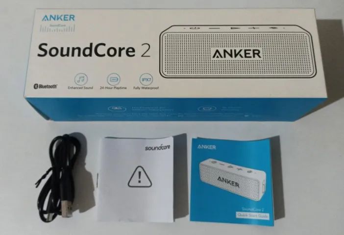 Caixa de som ANKER 12W Estéreo IPX7 BassUP 5200mAH Woofer
