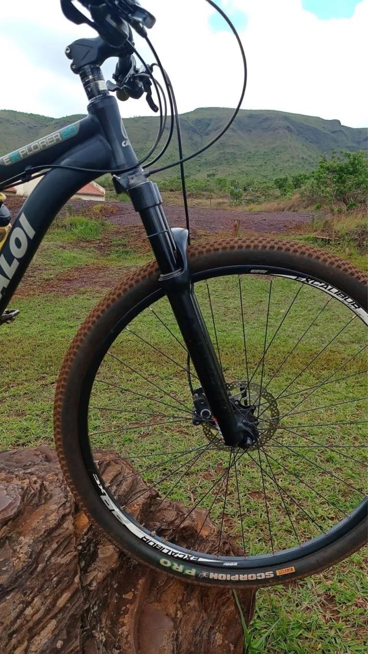 Caloi Explorer 29 suspensão a Ar 27v - Foto 4