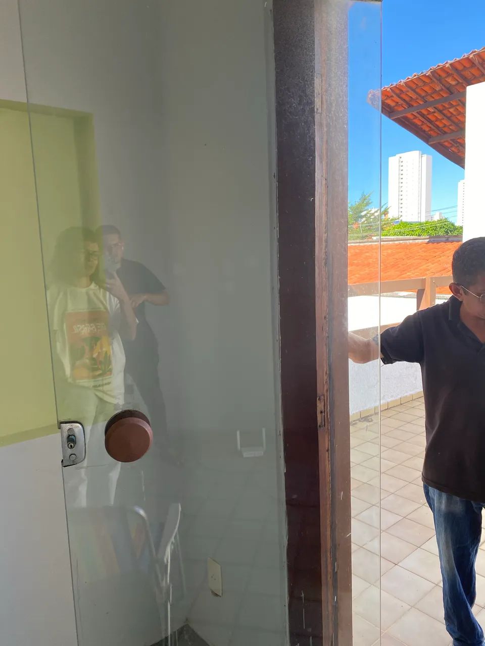 Porta completa de vidro temperado  - Foto 2