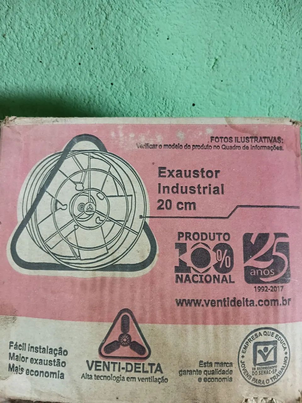 Exaustor industrial 20cm