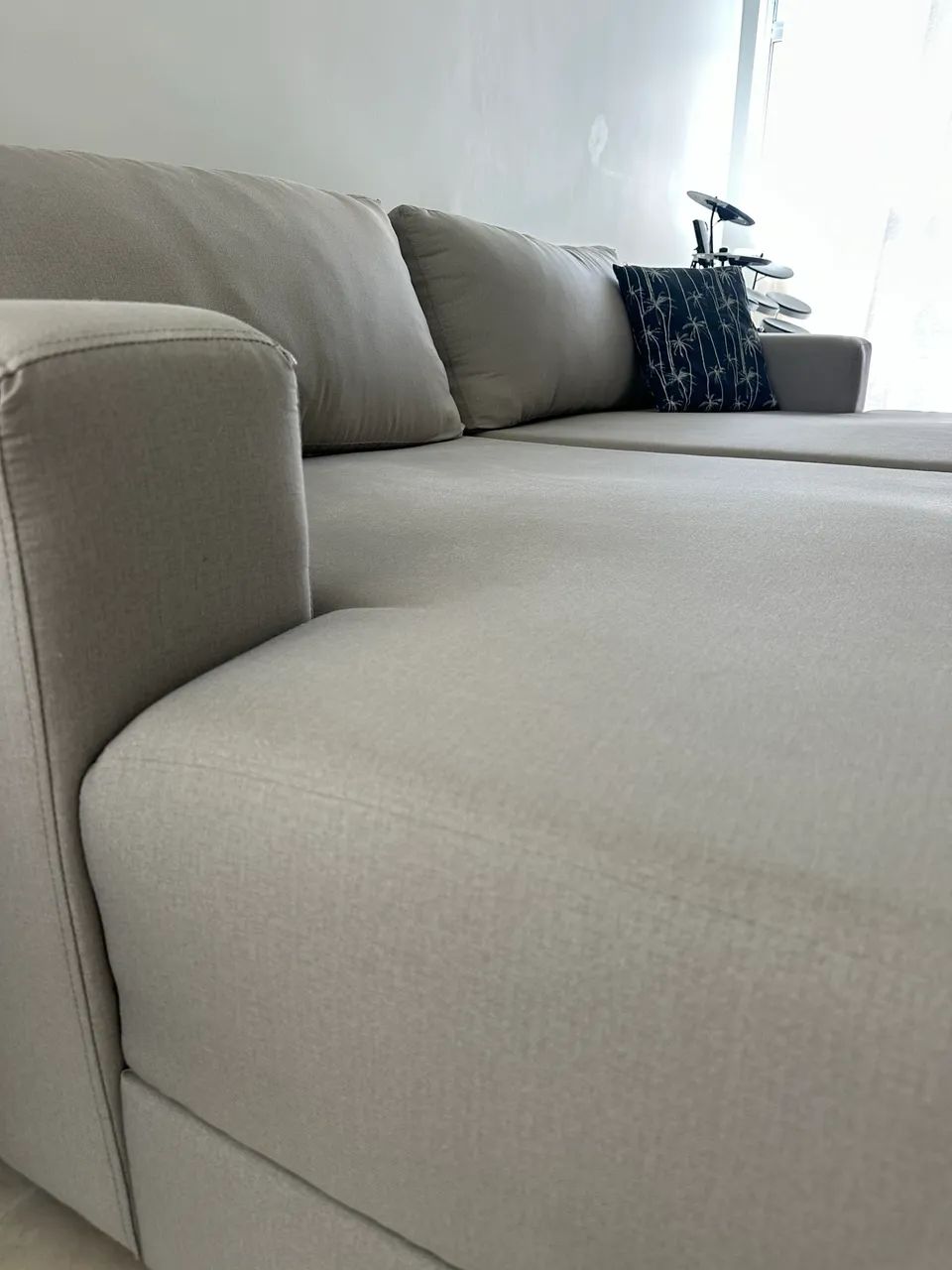 Sofá chaise fixo grande! - Foto 2