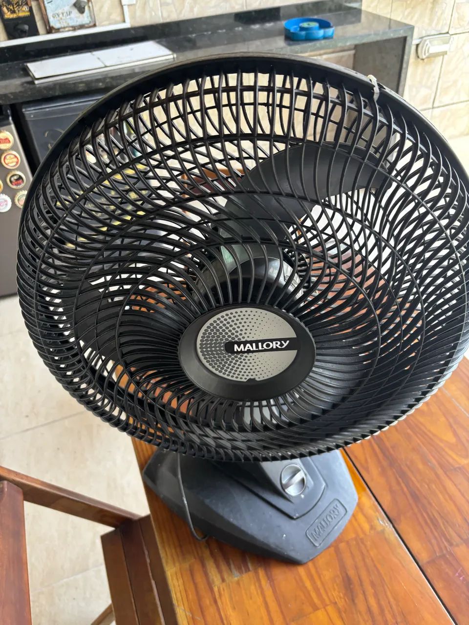Ventilador Mallory 40cm Preto - Funcionando Perfeito - Foto 2