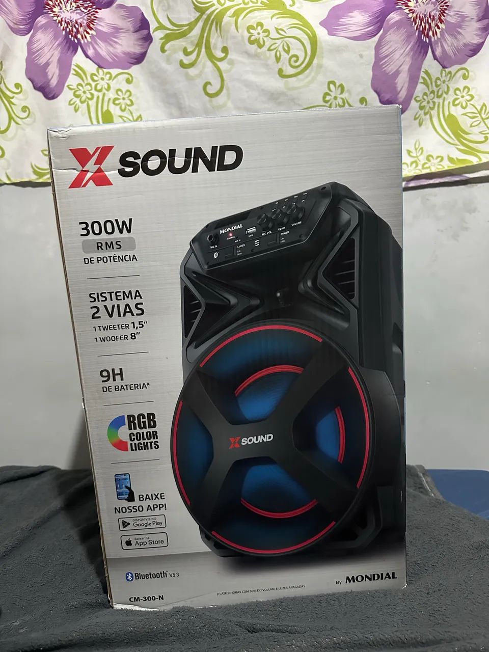 caixa de som mondial 300w lacrada