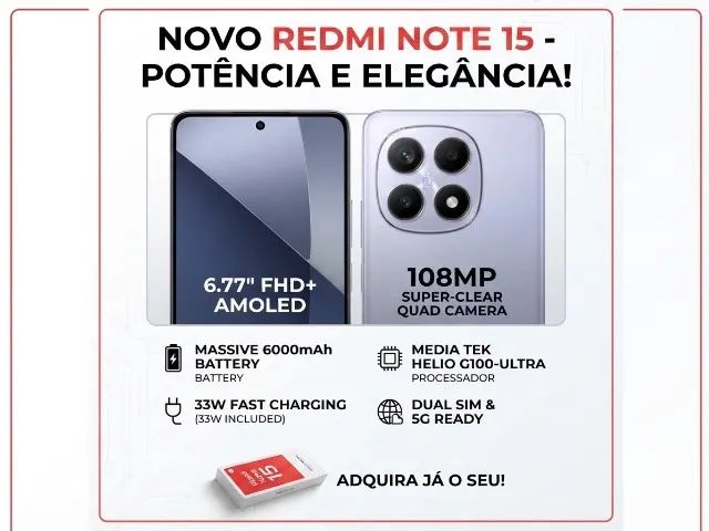 Celular Redmi Note 15