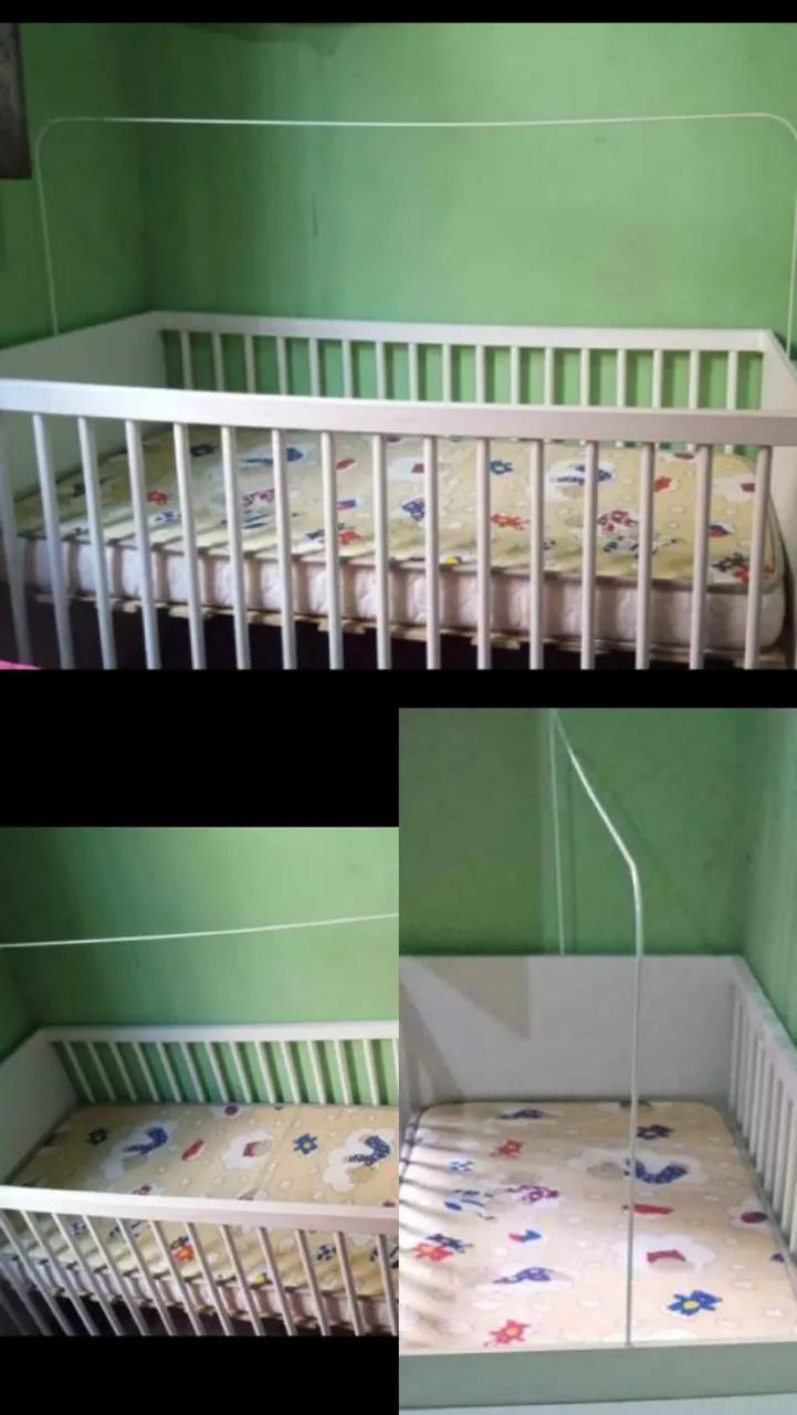 Berço com colchão 