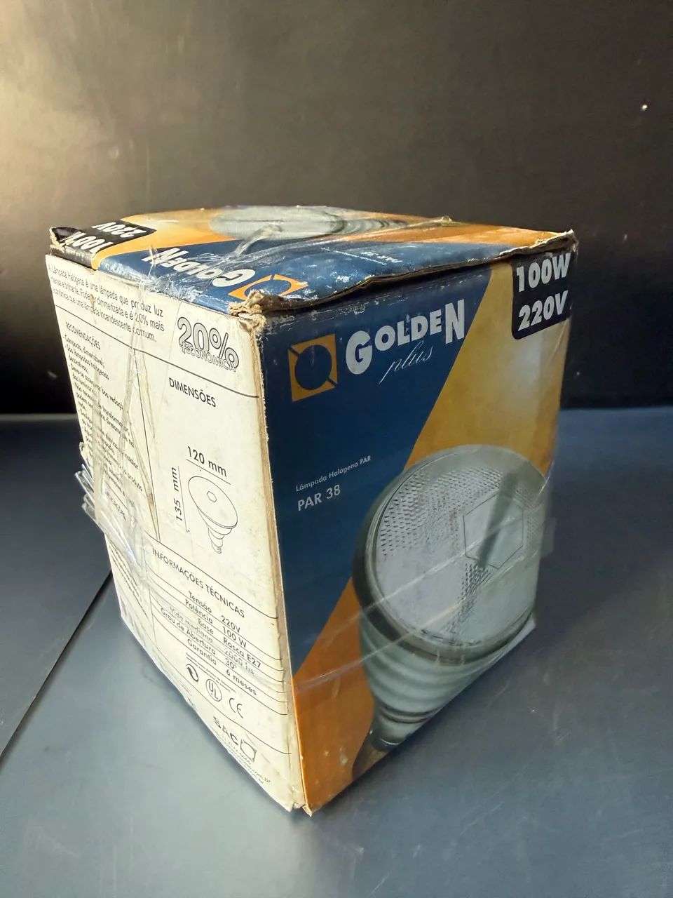 Lâmpada GOLDEN plus Lâmpada Halógena PAR 38
