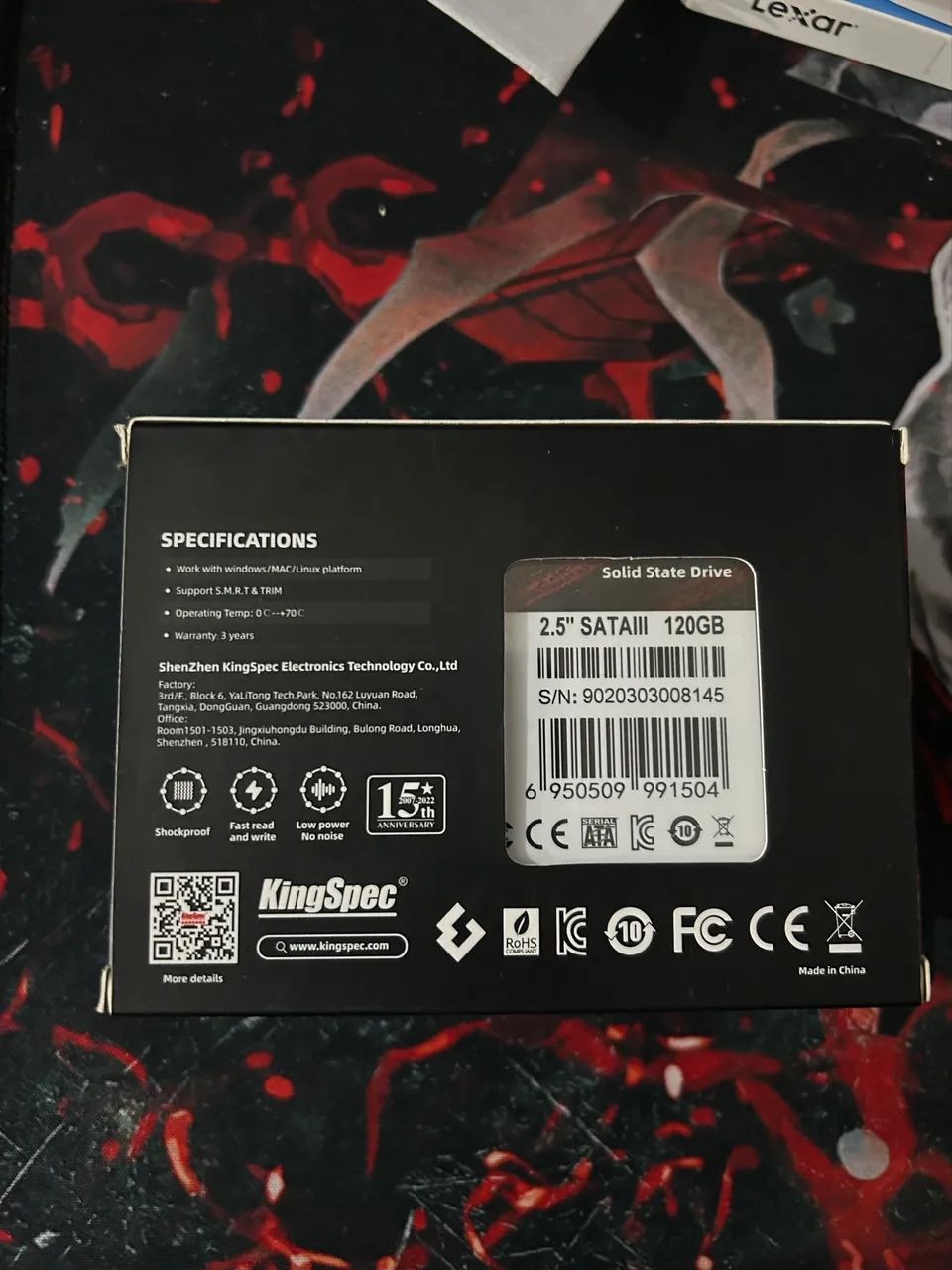SSD 120GB KingSpec SATA III - Novo e na caixa (Melhore o desempenho) - Foto 2