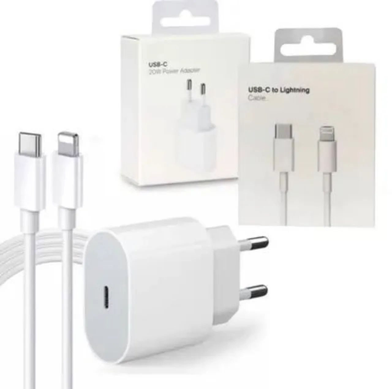 20caixas Fonte mais cabo iPhone   - Foto 2