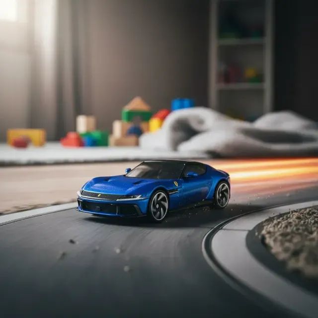 Hotwheels Ferrari 12cilindri azul - Foto 3
