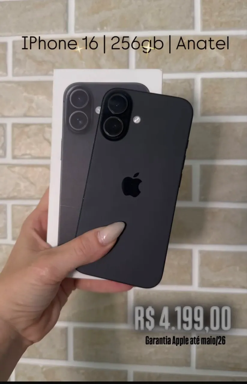 iPhone 16 256gb black - Celulares e Smartphones - Barra da Tijuca