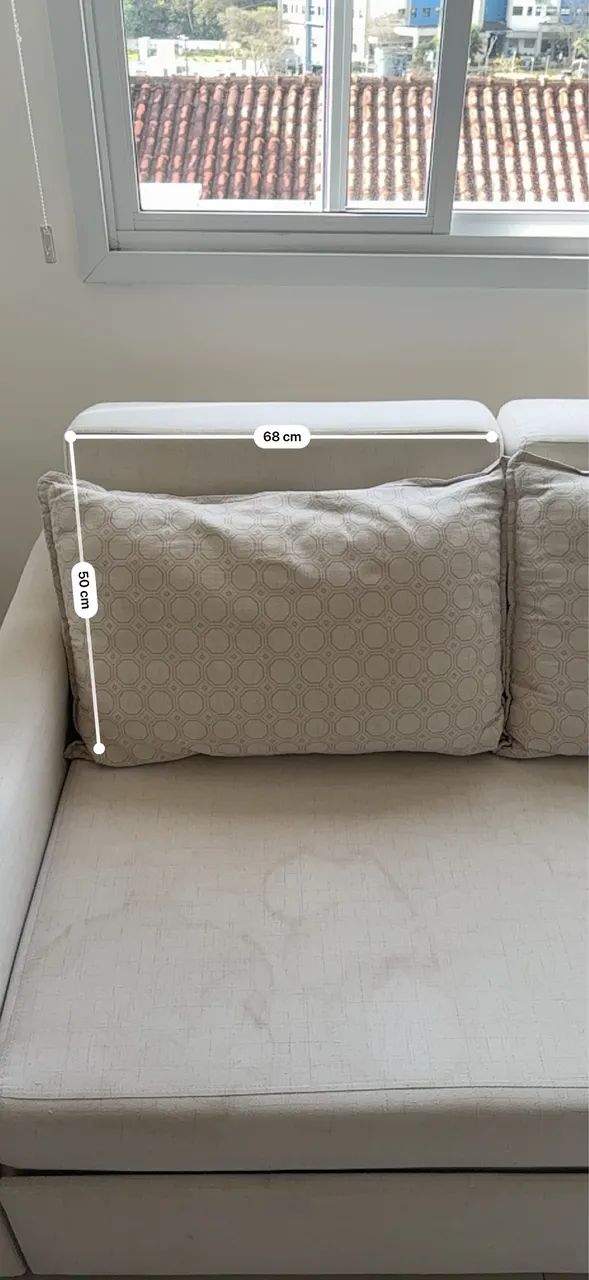 Sofá-Cama 2 Lugares em Linho - 1,60m - Foto 5