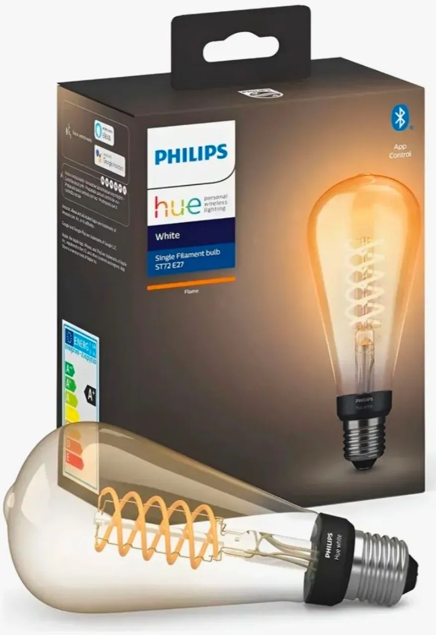 Par de Lâmpadas smart Philips Hue Filament (ST72) - Foto 2