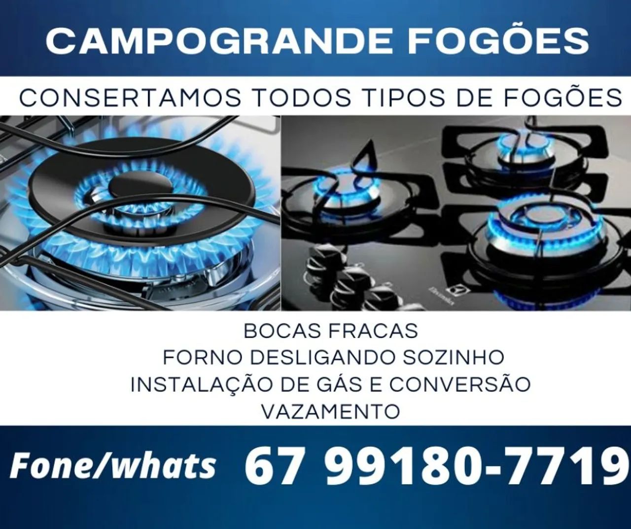 Conserto de fogão em domicílio 