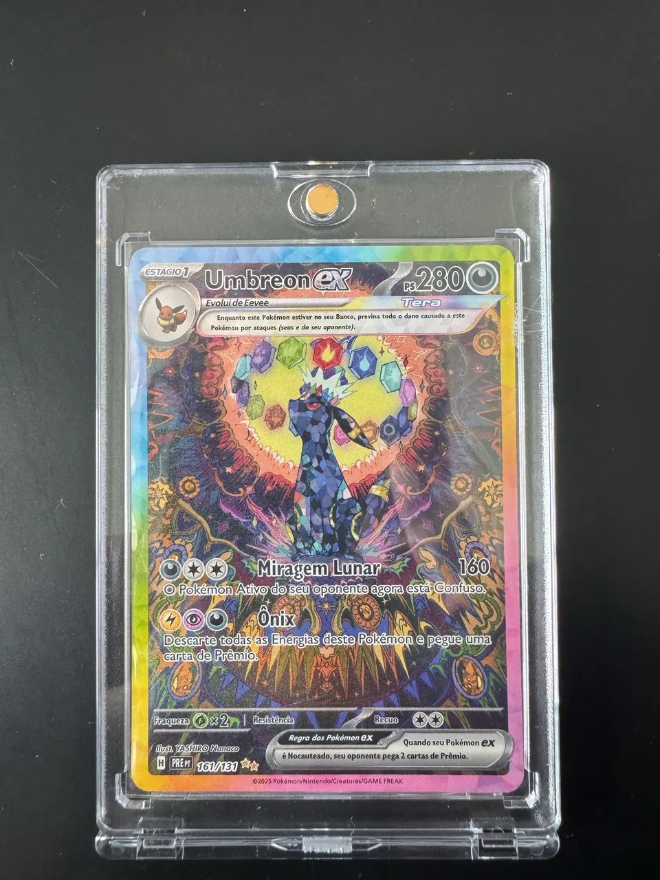 Umbreon EX SAR - Evoluções prismáticas - NM