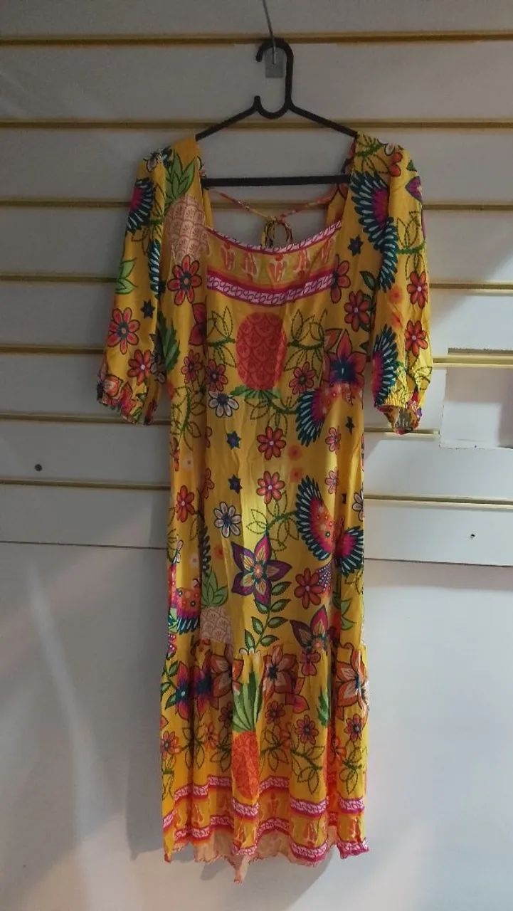 Vestido longo estampado  - Foto 4