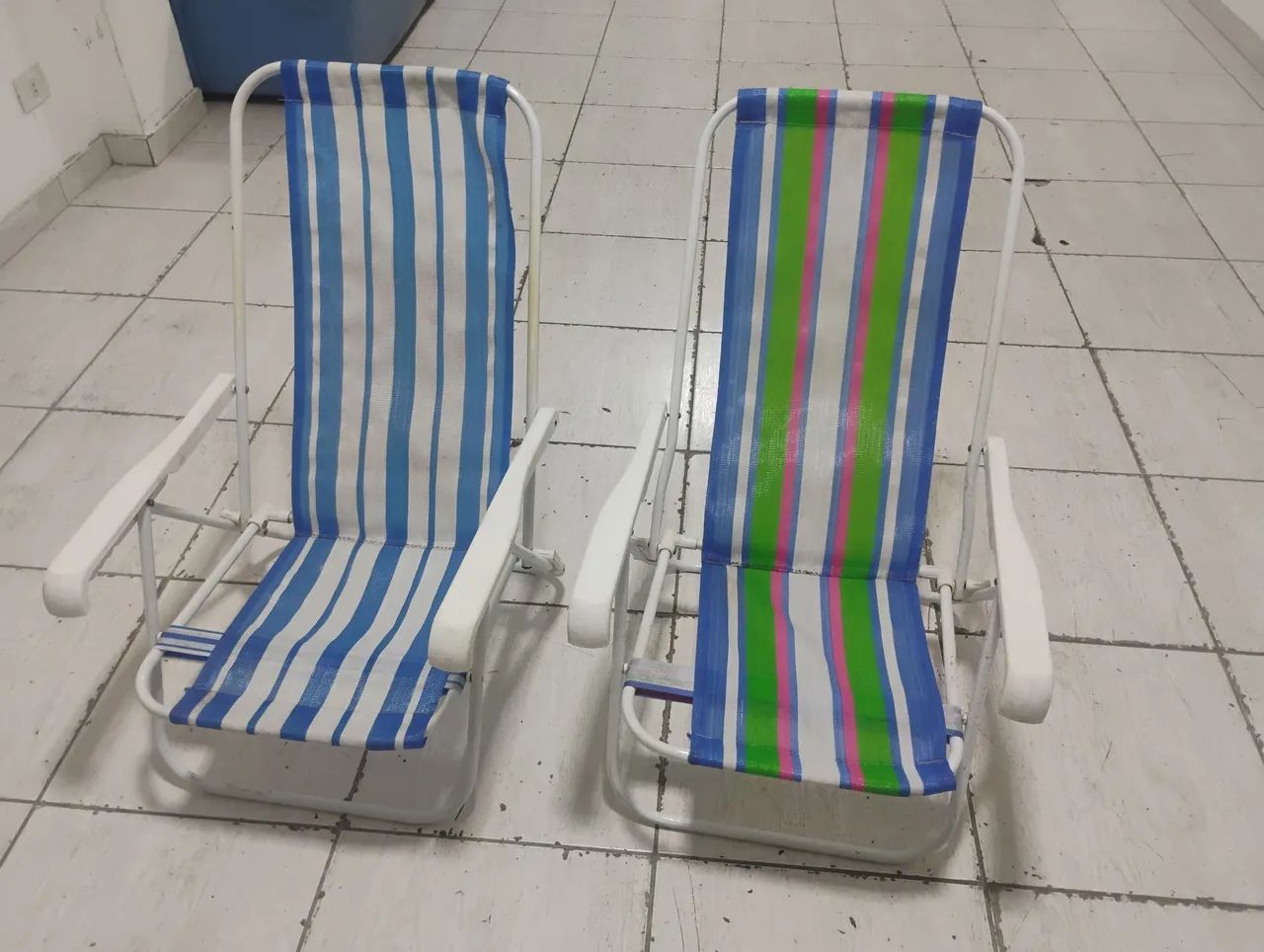 Jogo com 02 cadeiras de Praia  - Foto 3