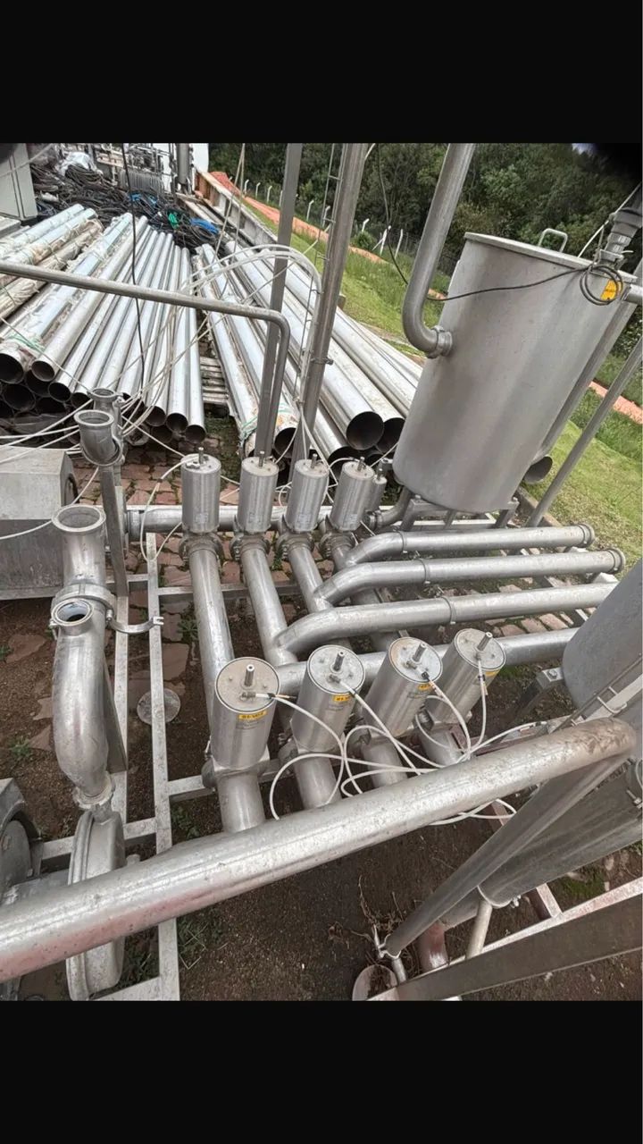 Sistema de Limpeza Cip em Aço Inox Tetra Pak com Manifold Alfa Laval - Foto 4