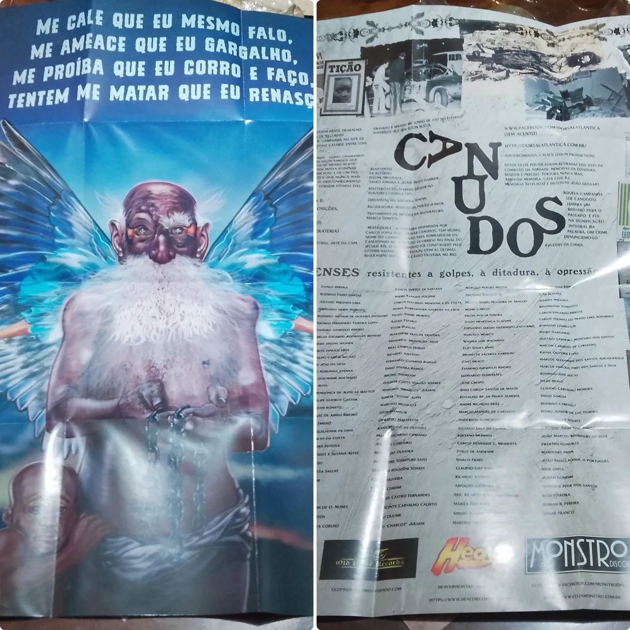 CD Dorsal Atlântica - Canudos (Capa formato 7' pol) - Foto 4