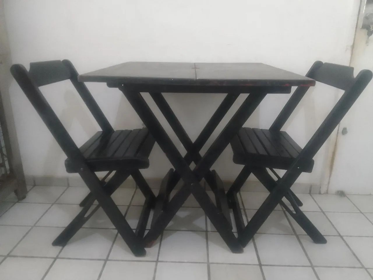 Conjunto Mesa com 2 Cadeiras Madeira  - Foto 3