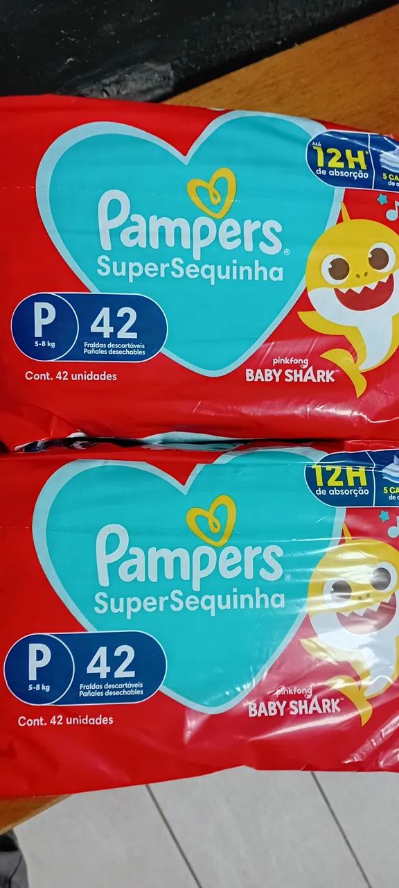 Fraldas pampers 