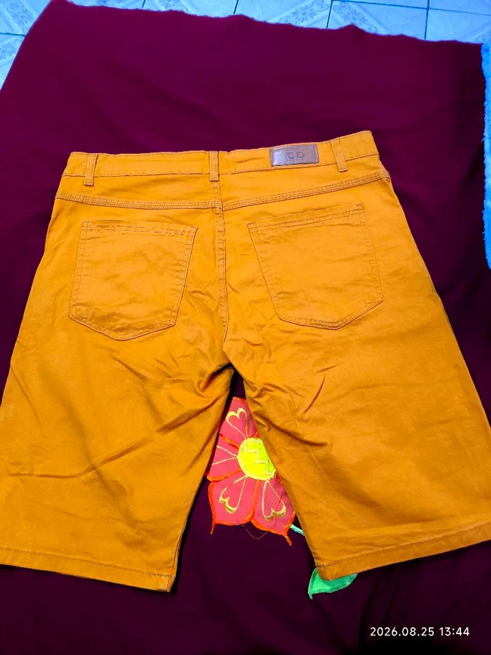Bermuda jeans ecxo original tamanho 46 - Foto 2