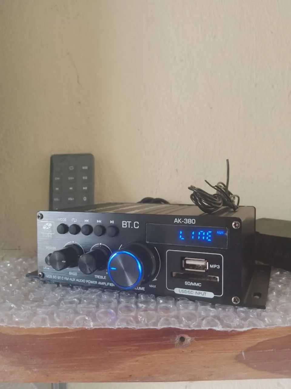 Amplificador de Áudio 800W Bluetooth Modulo de Som