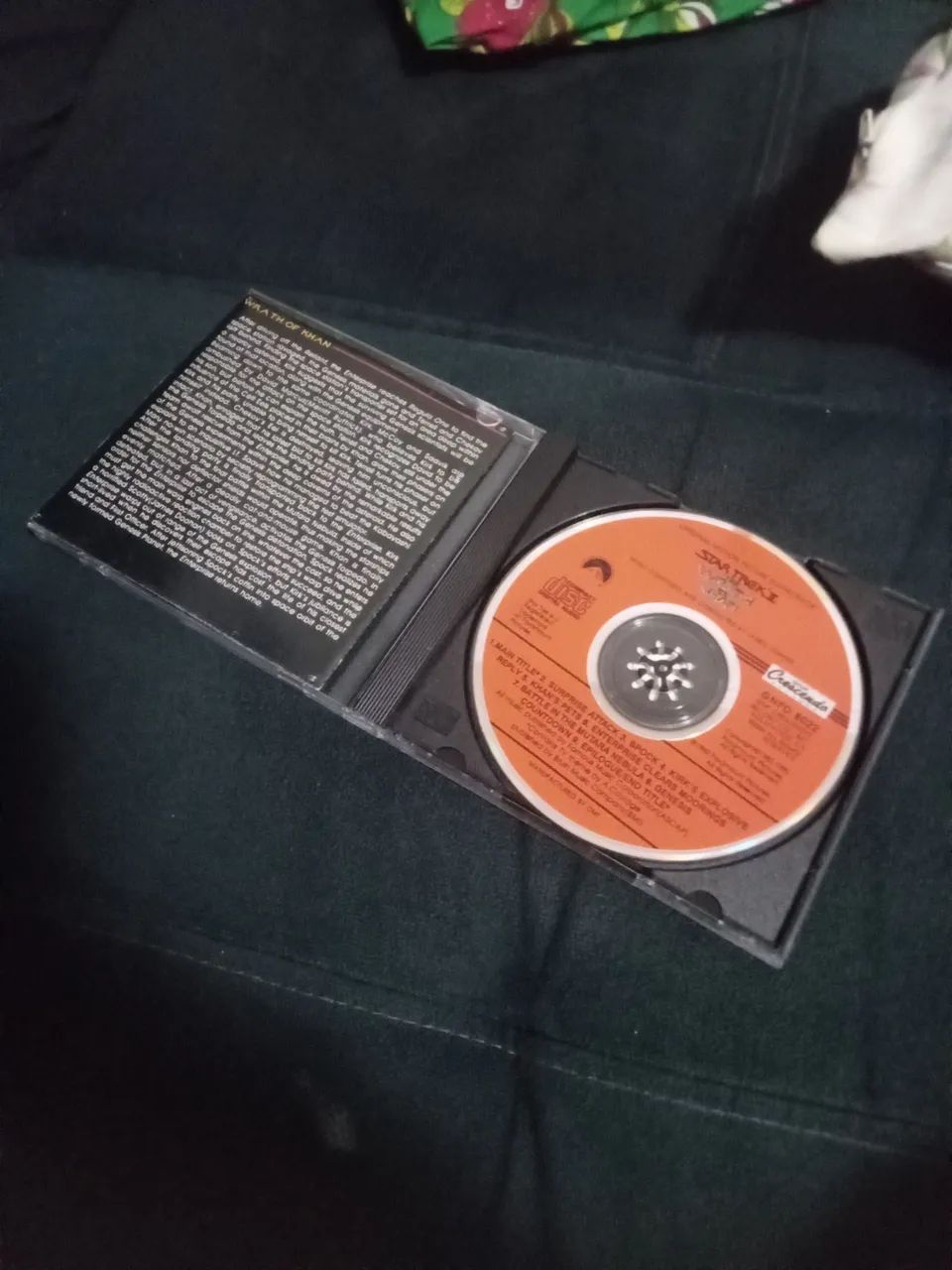 CD importado raro trilha sonora Star Trek 2 Ira de Khan - Foto 3
