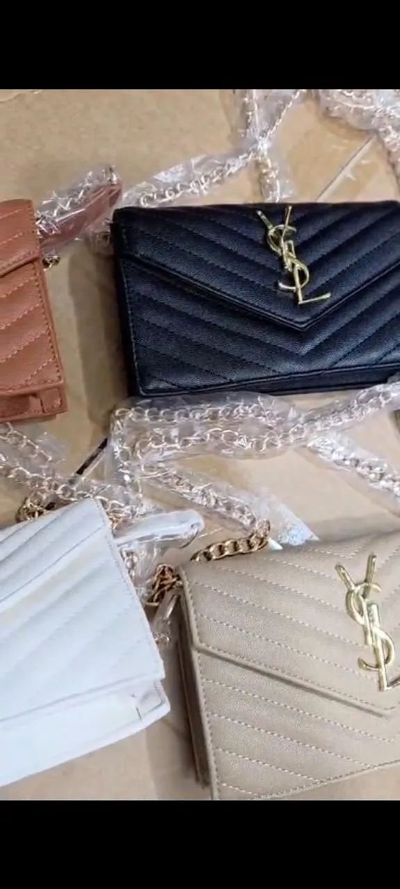 Bolsa Feminina Estilo YSL Pequena Premium - Elegante, Sofisticada e Versátil - Foto 5