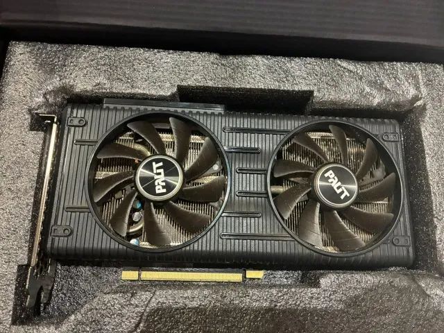 Placa de Video RTX GeForce 3060 TI PALIT DUAL 8GB - Placas de